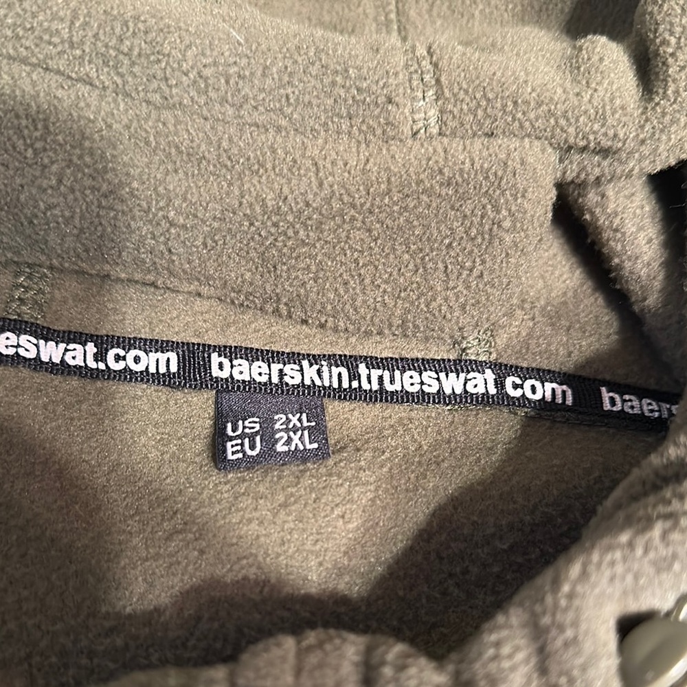 Baerskin TrueSweat Olive Green Hoodie - Picture 9 of 15